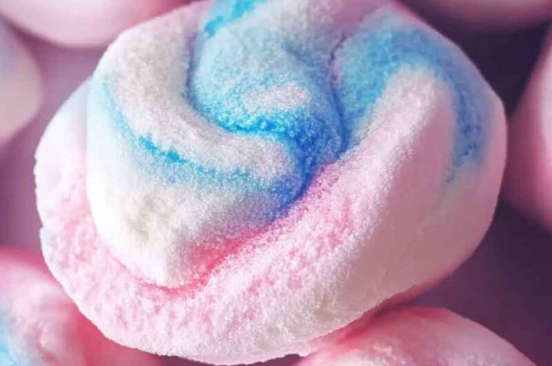 Cotton Candy Swirl Marshmallows