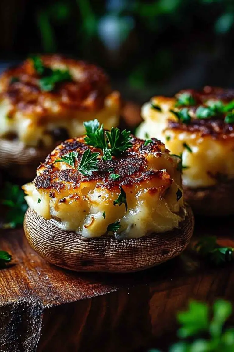 Crab Stuffed Mushrooms