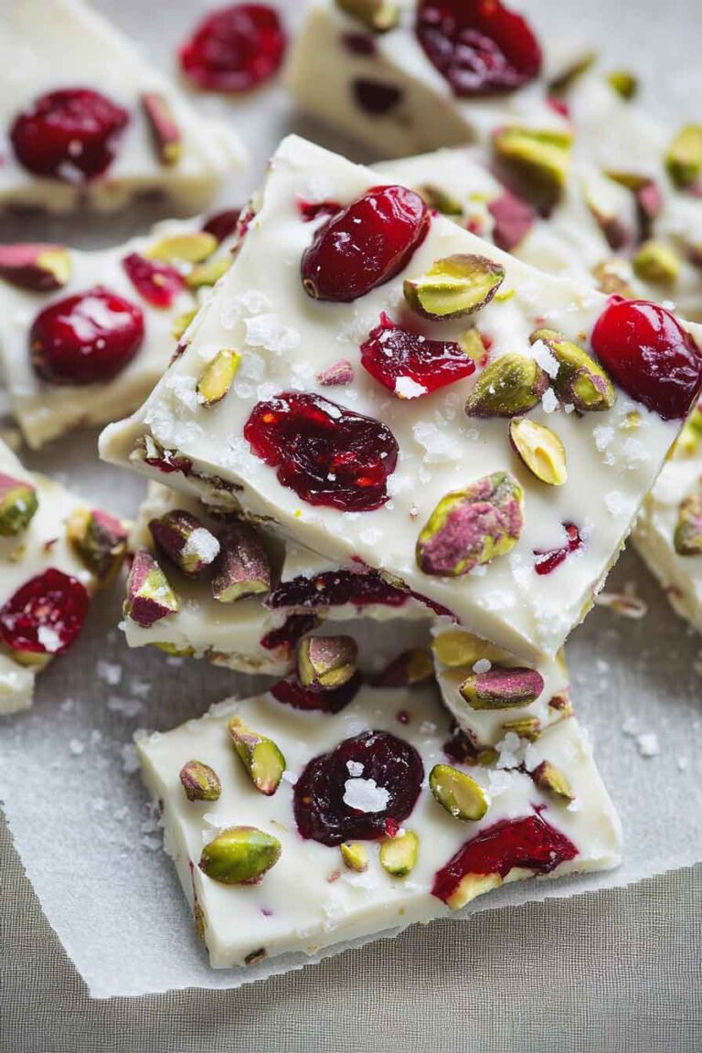 Cranberry Pistachio Bark