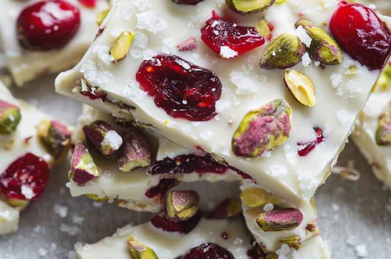 Cranberry Pistachio Bark