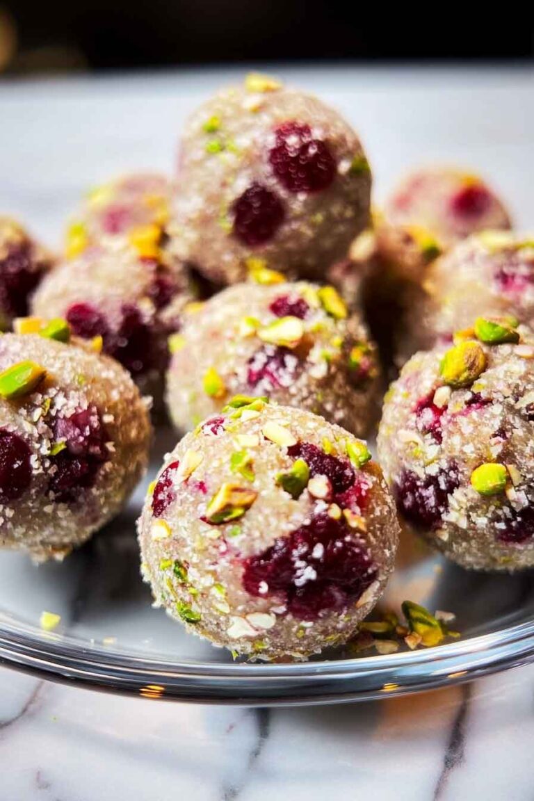 Cranberry Pistachio Truffles