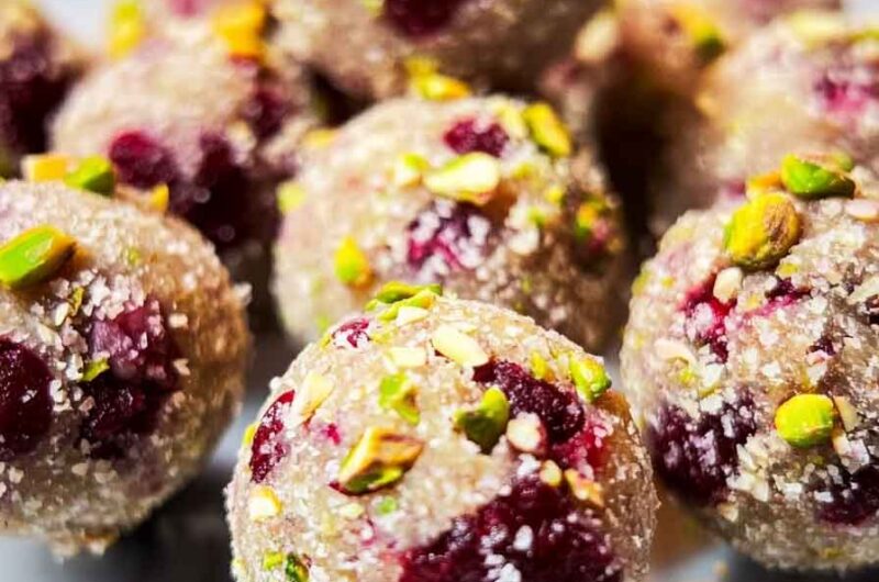 Cranberry Pistachio Truffles