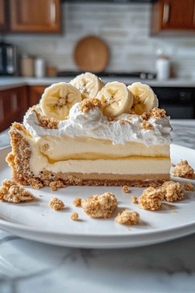 How to Serve Creamy Banana Pudding Cheesecake Delight