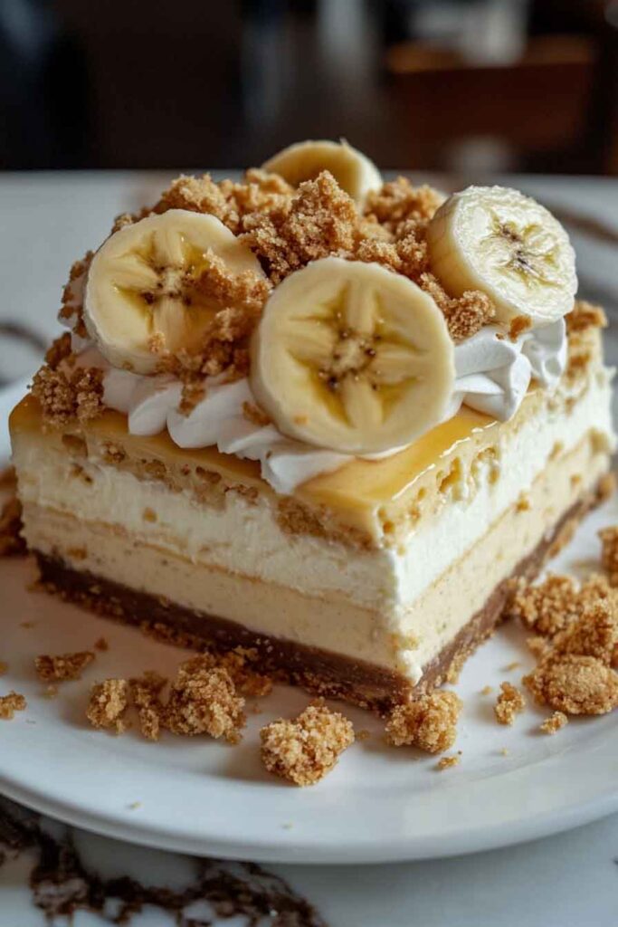 tep-by-Step Instructions for Making Creamy Banana Pudding Cheesecake Delight