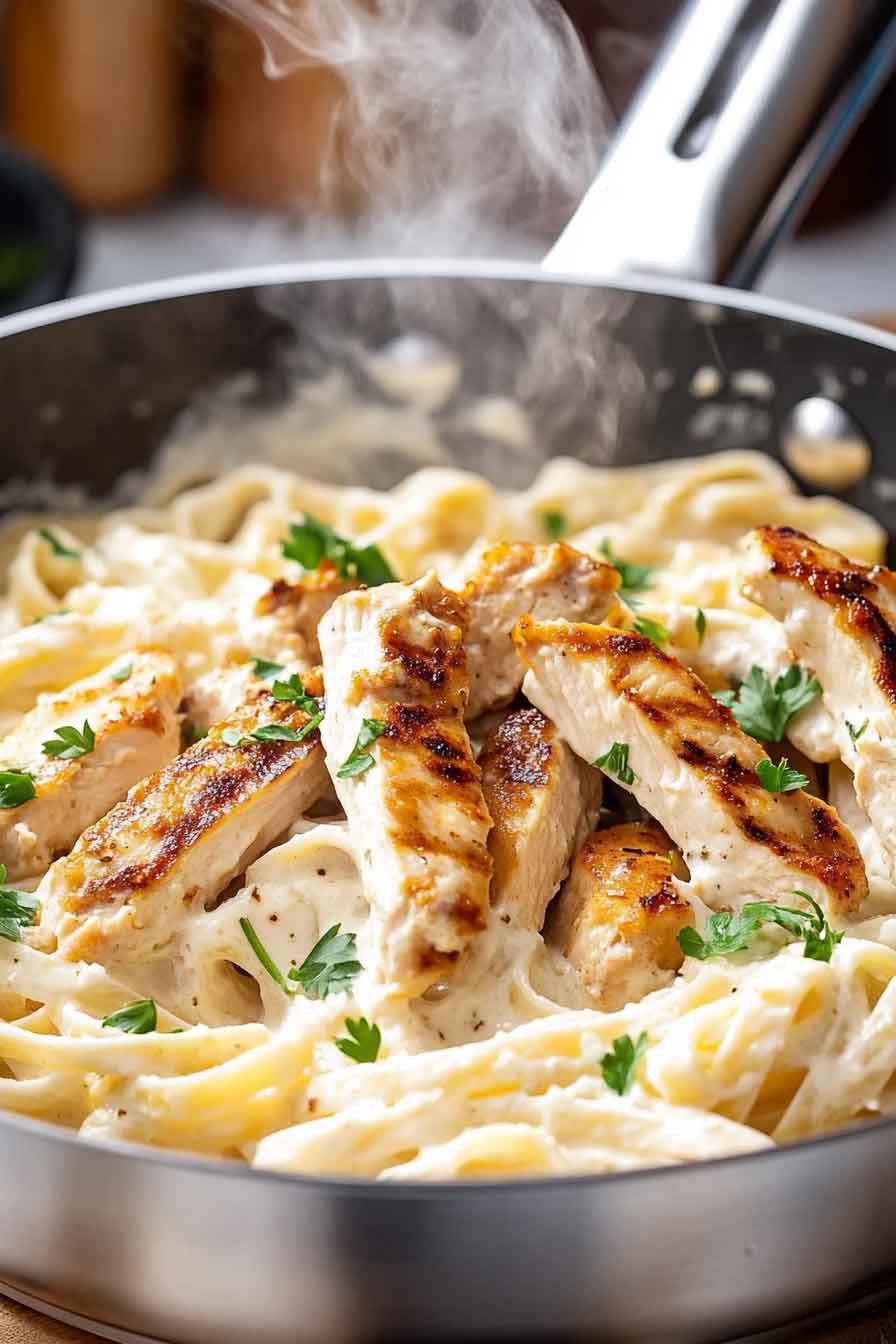 Creamy Chicken Alfredo Pasta A Restaurant Style Dish At Home My 