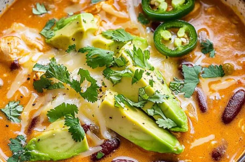 Creamy Chicken Enchilada Soup Recipe
