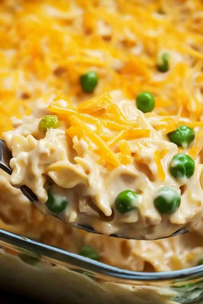 How to Serve Creamy Chicken Noodle Bake