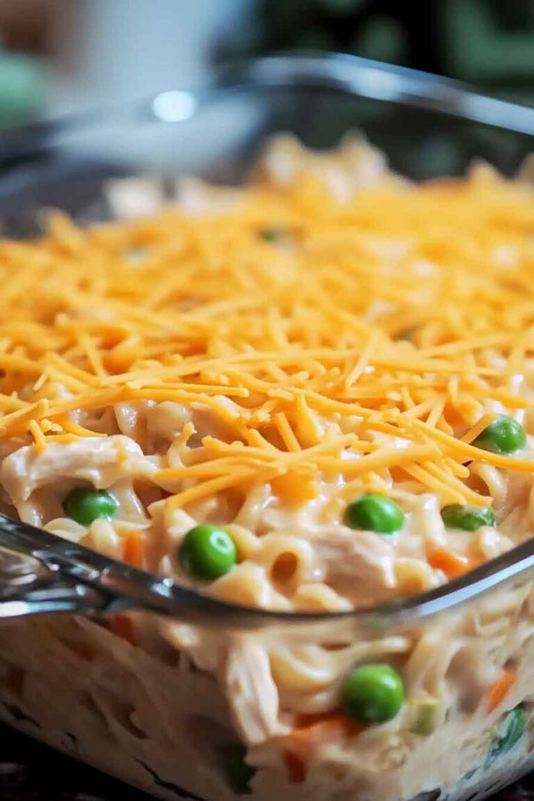 Creamy Chicken Noodle Bake