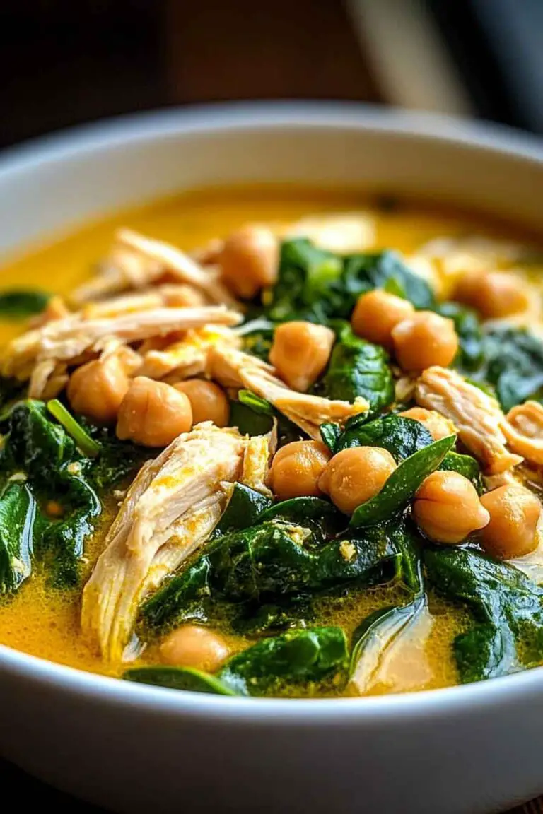 Creamy Coconut Chicken Soup with Ginger and Turmeric