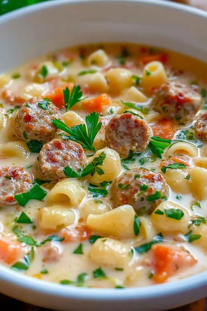 How to Serve Creamy Parmesan Italian Sausage Soup