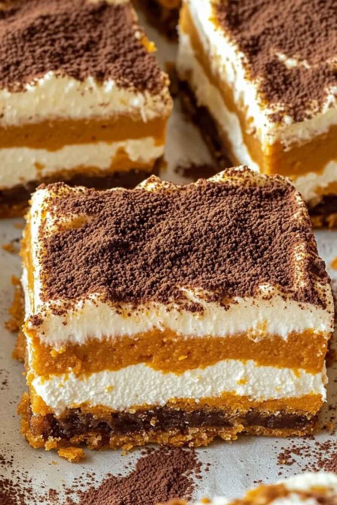 How to Serve Creamy Pumpkin Delight Bars