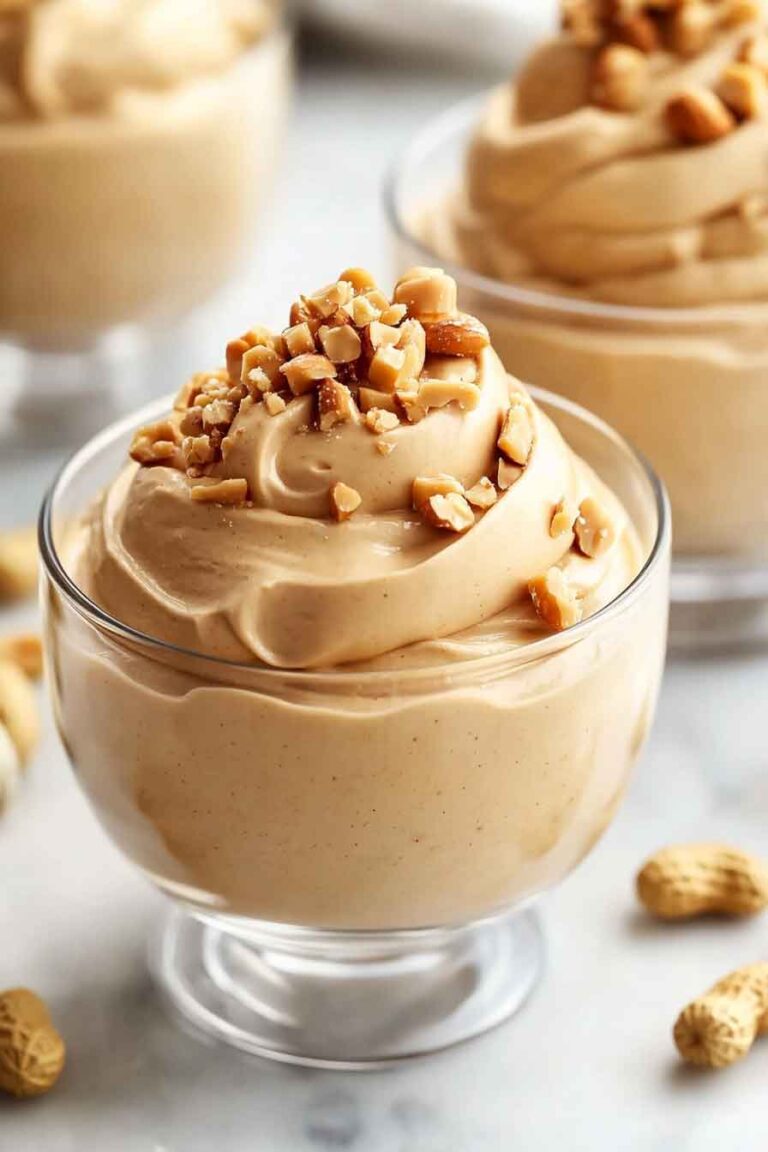 Creamy Pumpkin Peanut Butter Mousse