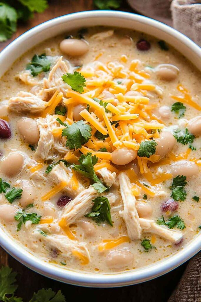 How to Serve Creamy White Chicken Chili