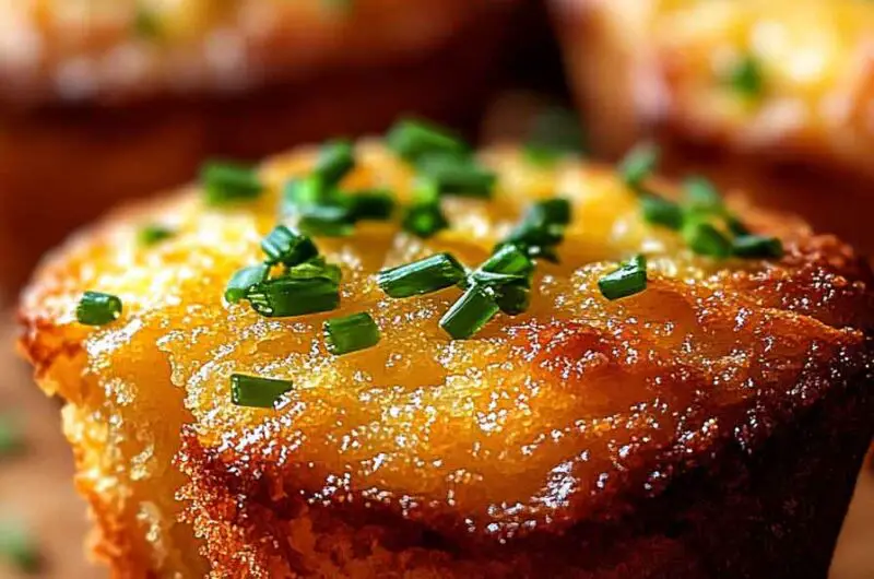 Crispy Golden Buffalo Chicken Jalapeño Cornbread Muffins: A Flavorful Delight!