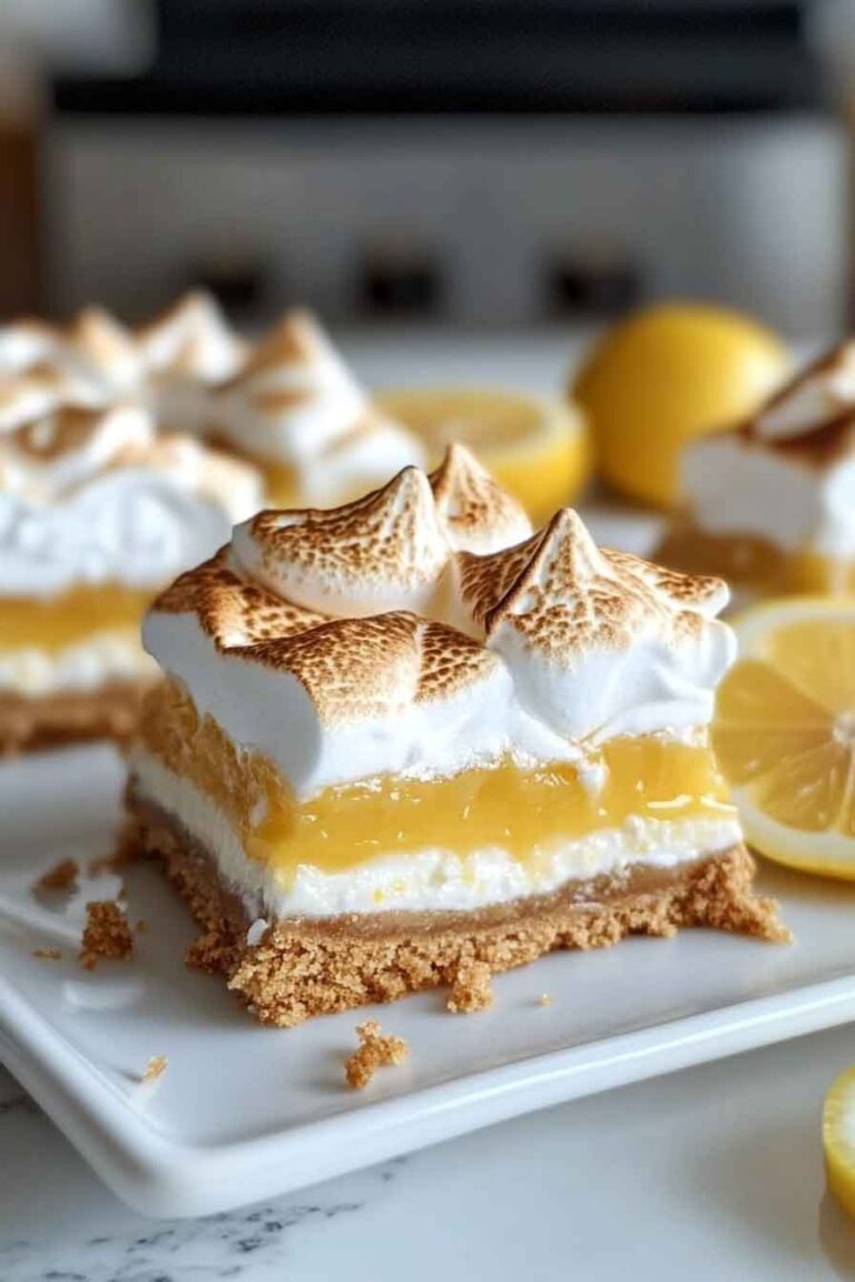 Crispy Lemon and Meringue Delights