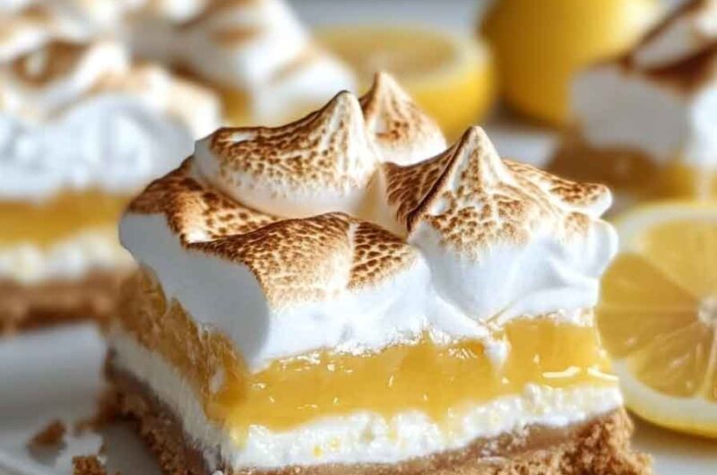 Crispy Lemon and Meringue Delights