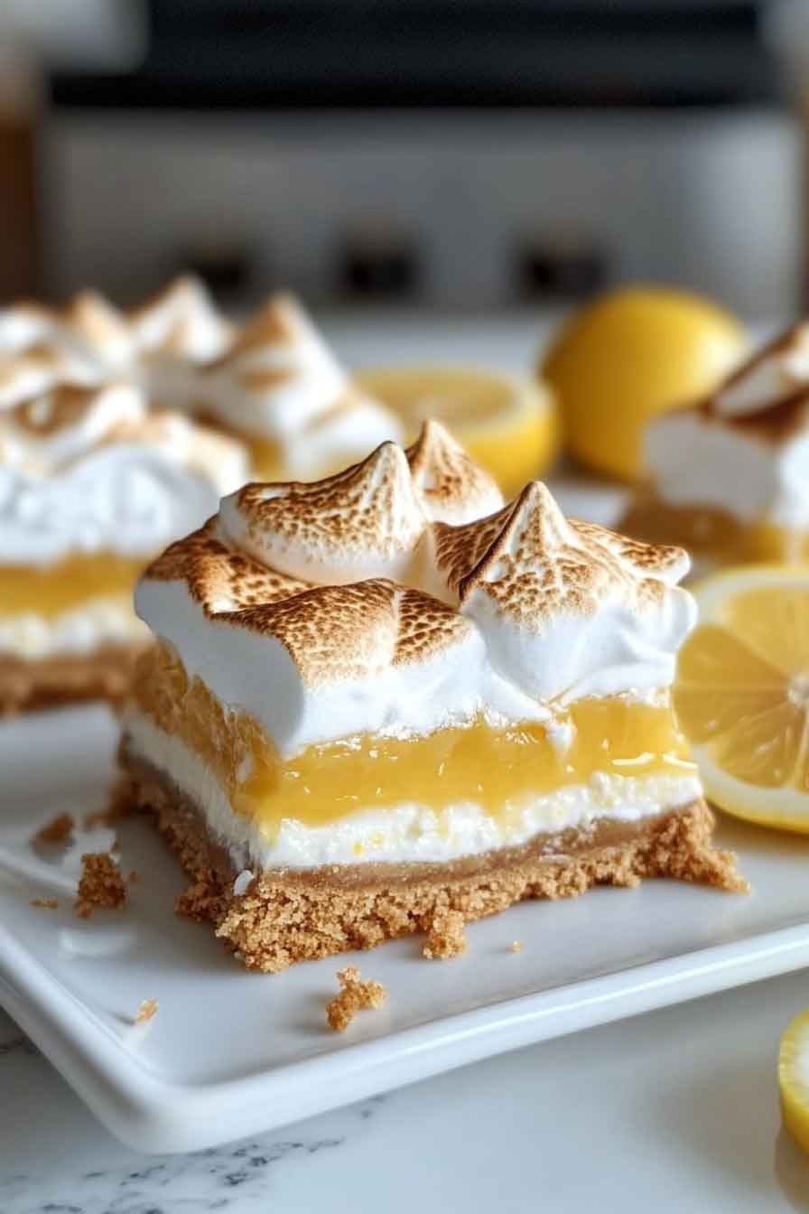 Crispy Lemon and Meringue Delights