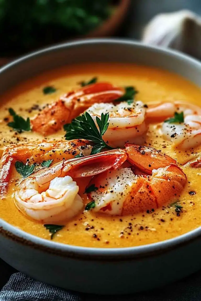 Decadent Seafood Bisque with Crab, Shrimp, and Lobster
