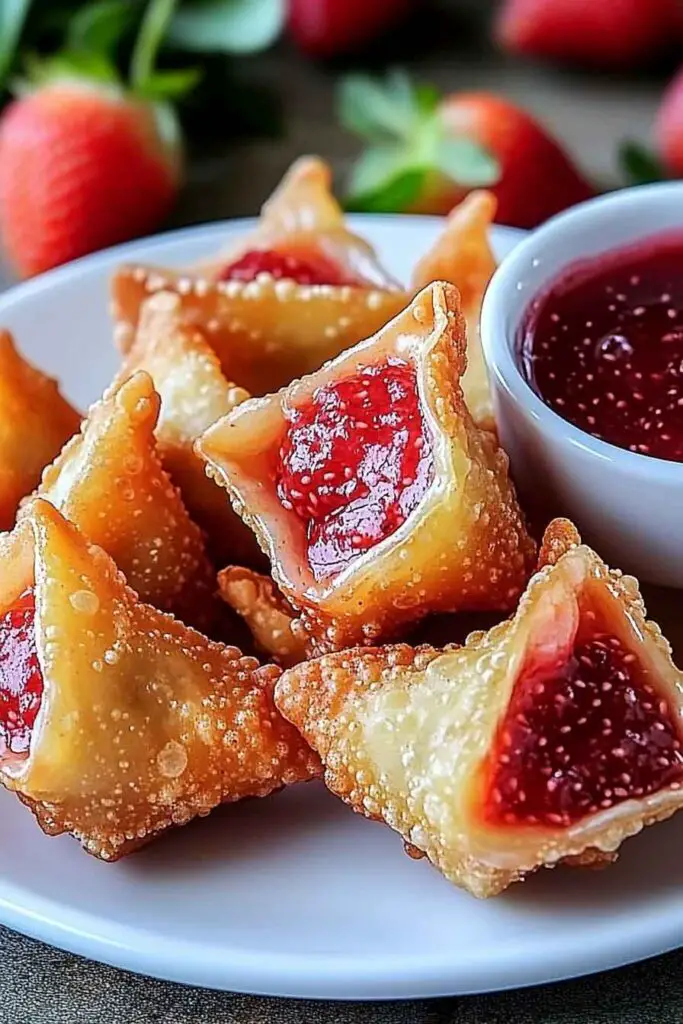 Variations for Deep Fried Strawberry Cheesecake Stuffed Wonton Bites