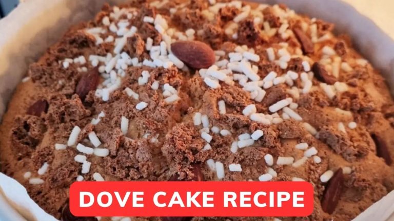 Easy Dove Cake Recipe with Amaretti and Pears