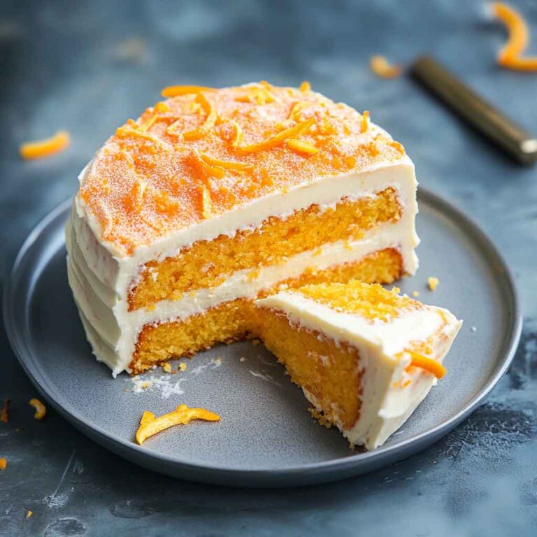 Dreamy Orange Creamsicle Cake