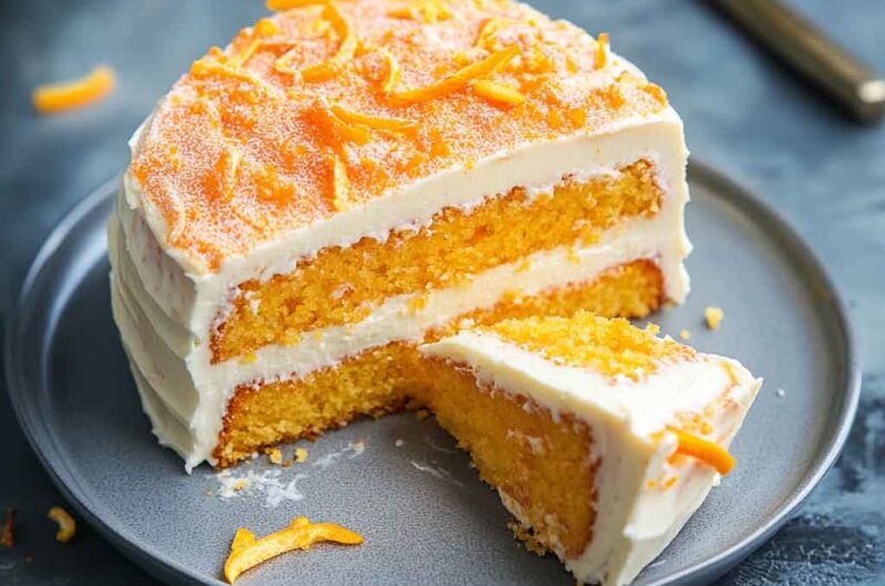 Dreamy Orange Creamsicle Cake