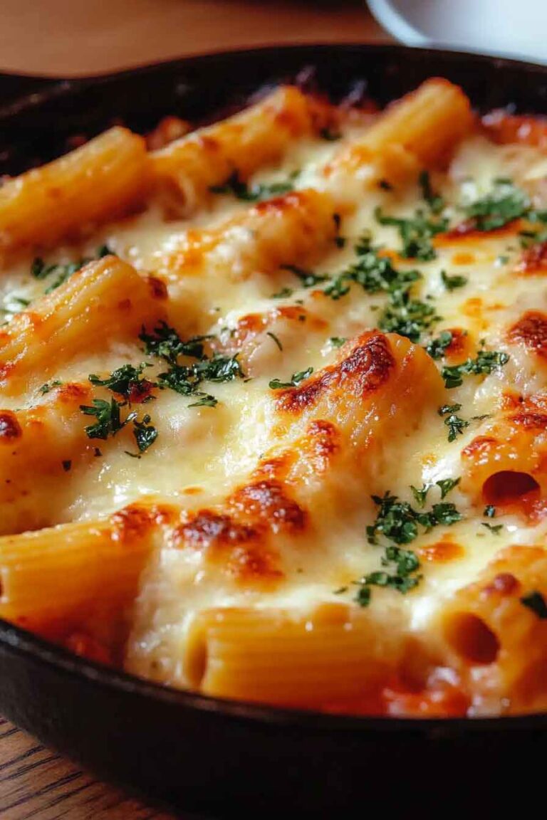 Dual Sauce Baked Pasta
