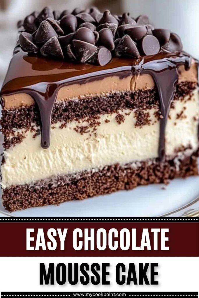 Easy-Chocolate-Mousse-Cake