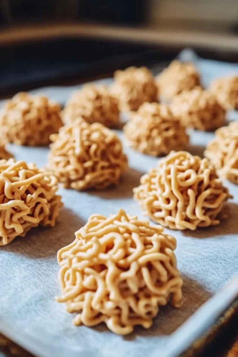 Easy No-Bake Peanut Butter Haystacks