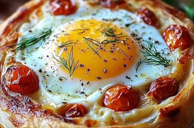 Egg and Cheese Stuffed Bazlama