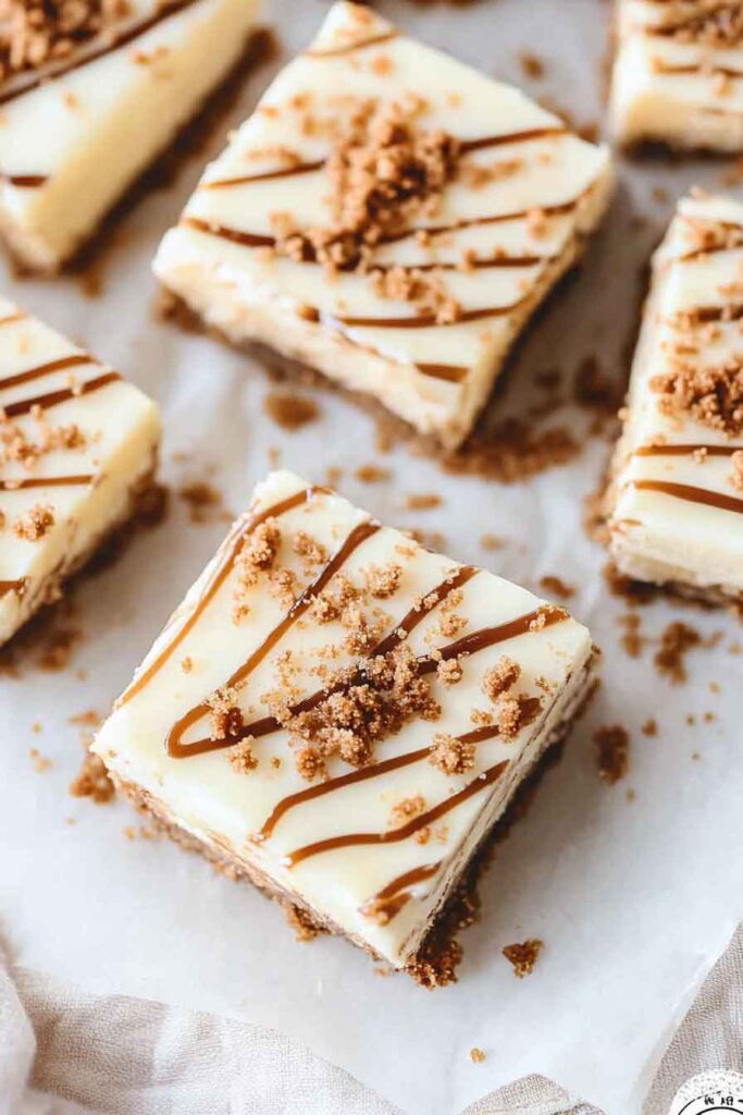 How to Serve Eggnog Cheesecake Bars