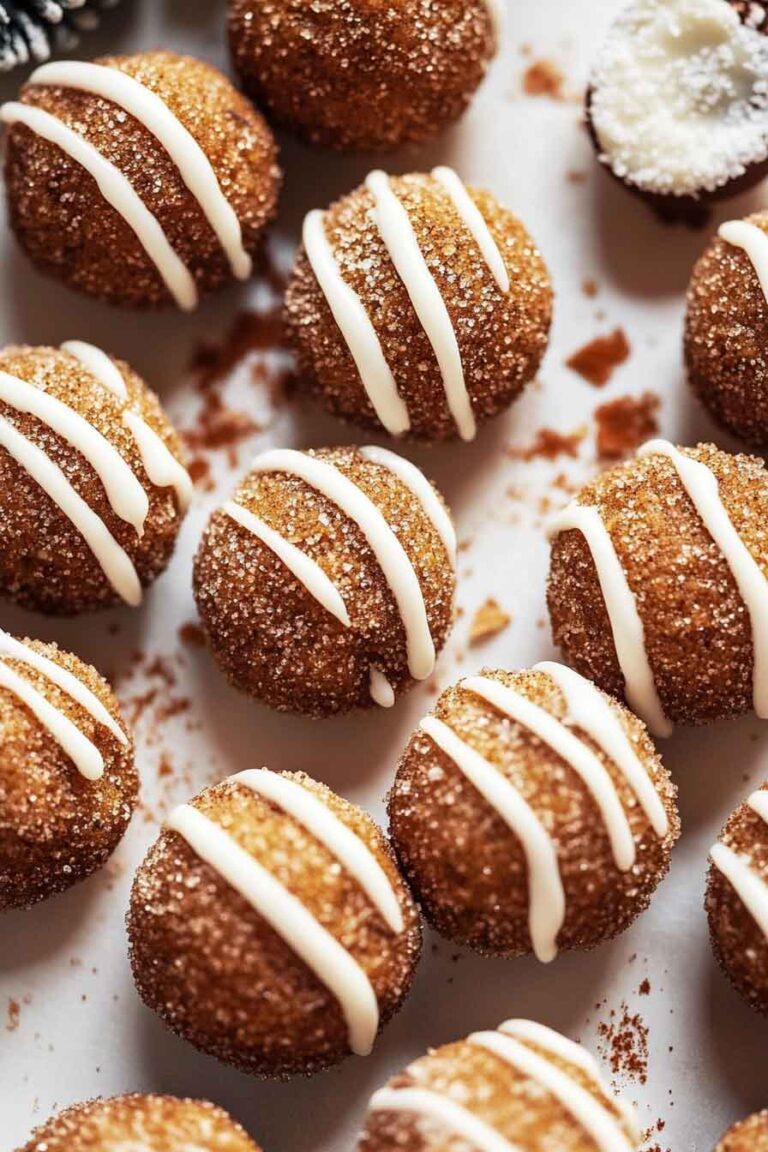 Eggnog Rum Balls