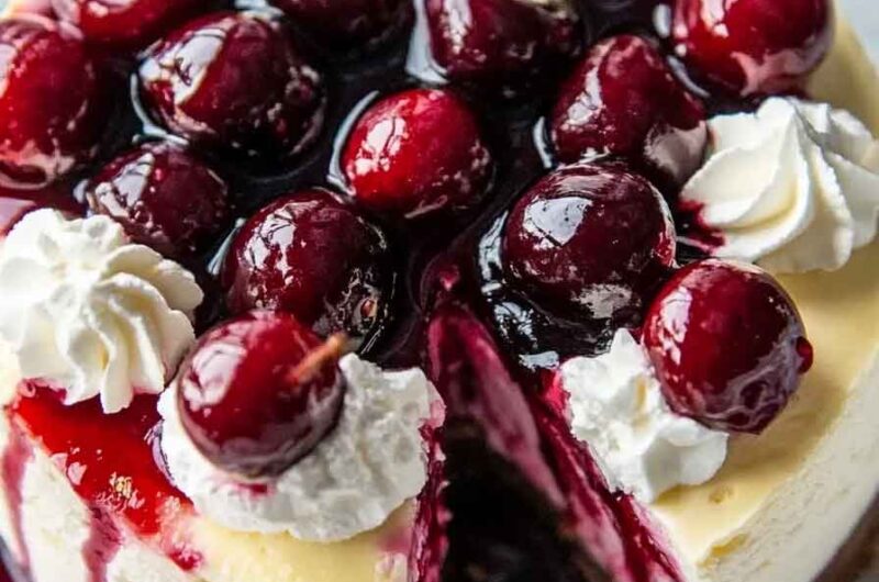 Elegant Cherry Cheesecake