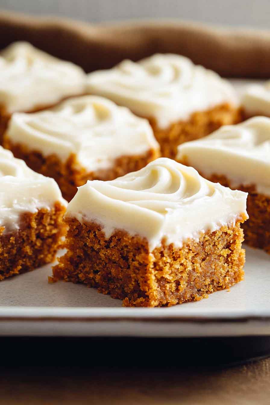 Fall Pumpkin Bars