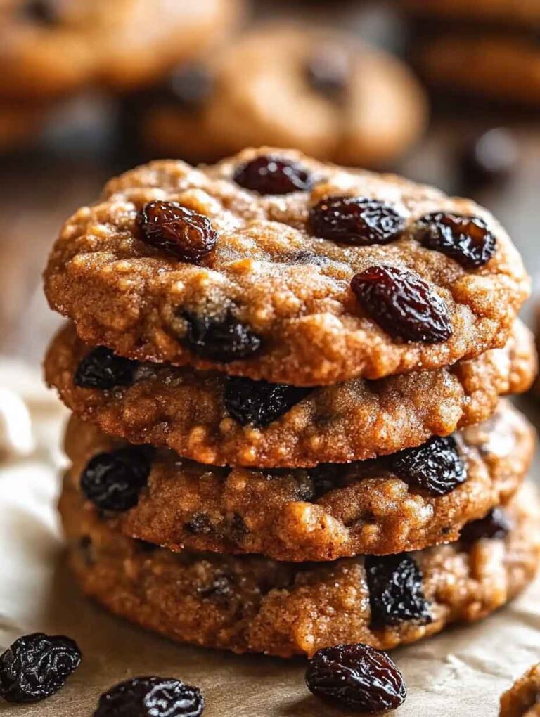 Fall Spiced Raisin Cookies