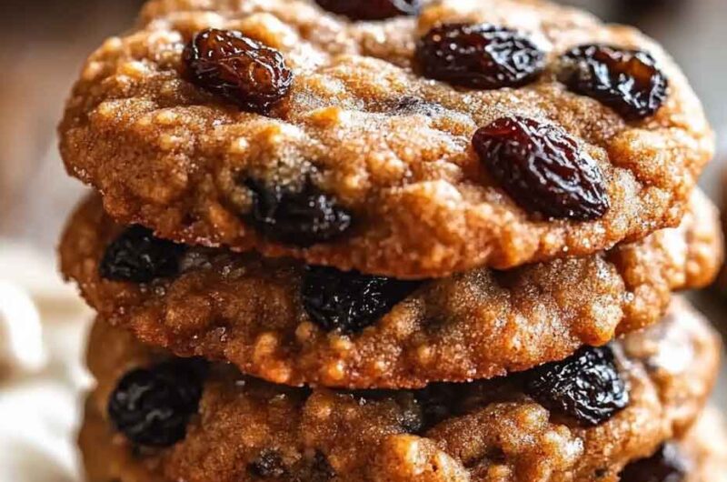 Fall Spiced Raisin Cookies