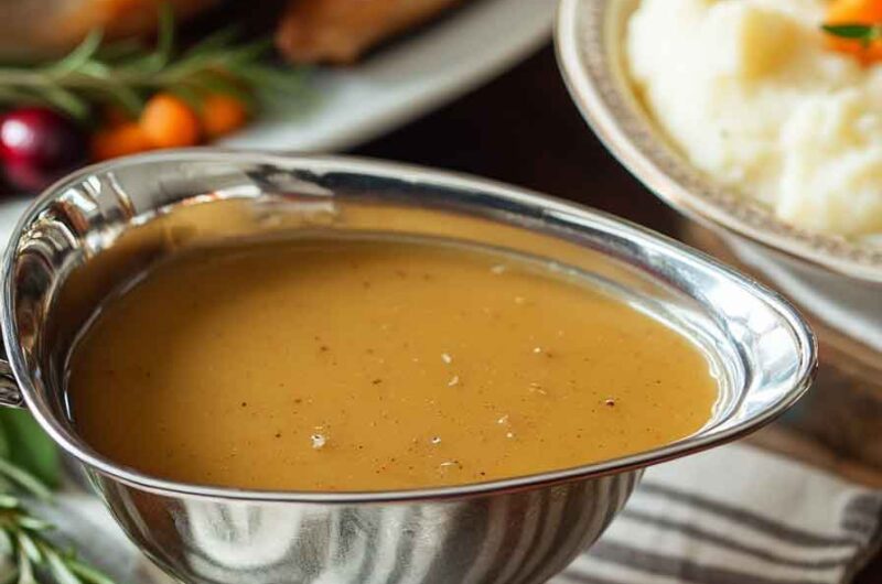 Flavorful Turkey Gravy Recipe