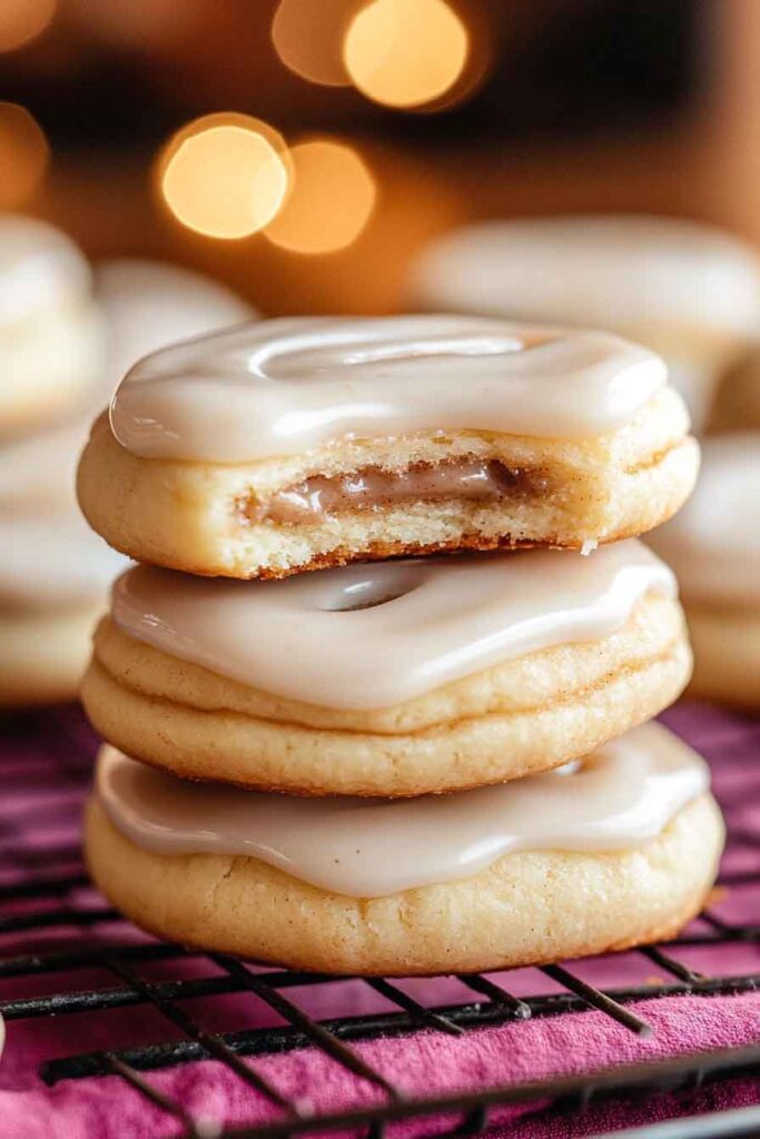 Frosted Cinnamon Pop Tart Cookies