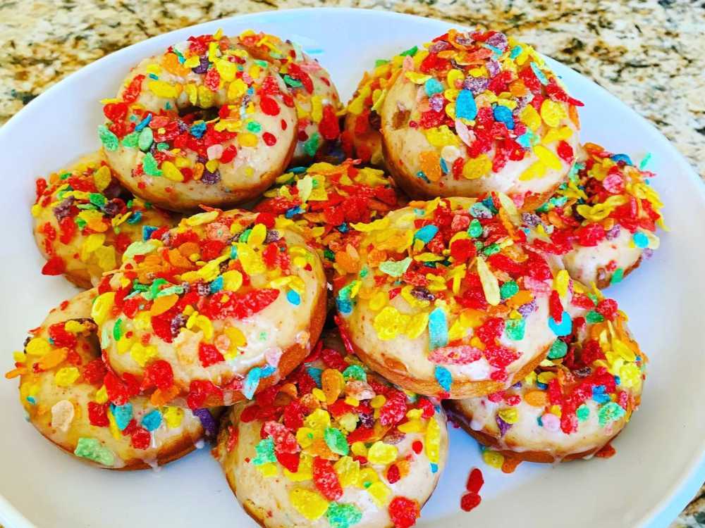 Fruity Pebble Donuts