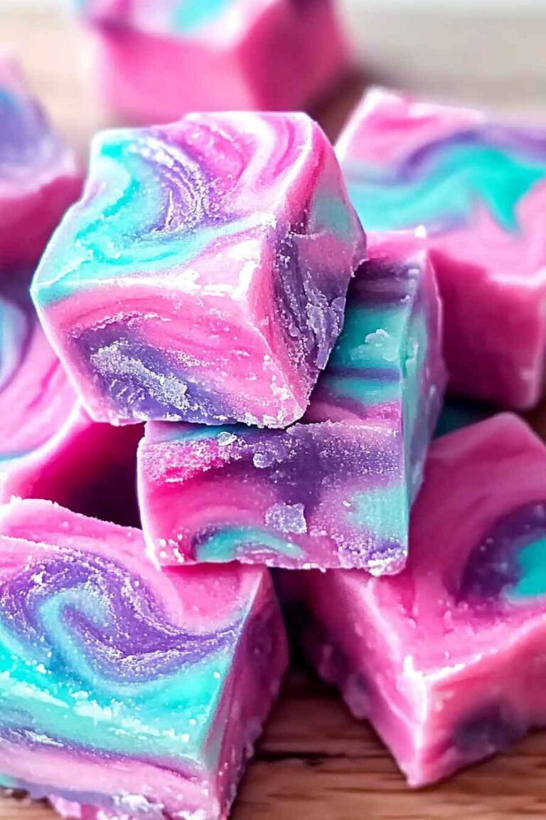 Galactic Cotton Candy Fudge