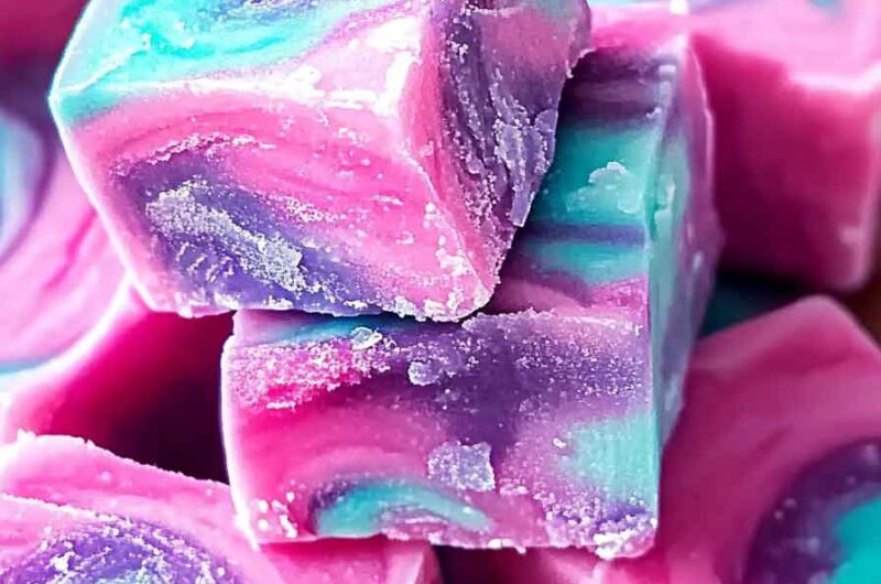 Galactic Cotton Candy Fudge