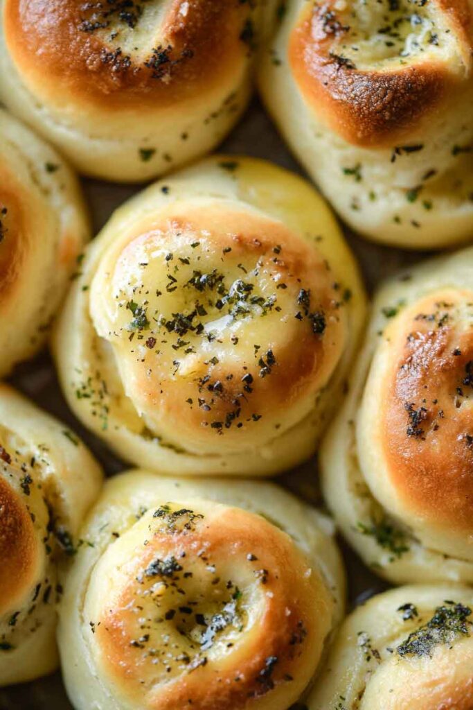 How to Serve Garlic Herb Rolls