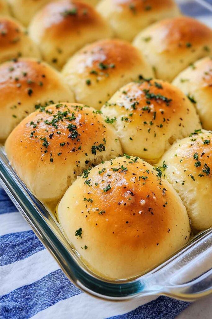 Step-by-Step Instructions for Making Garlic Herb Rolls