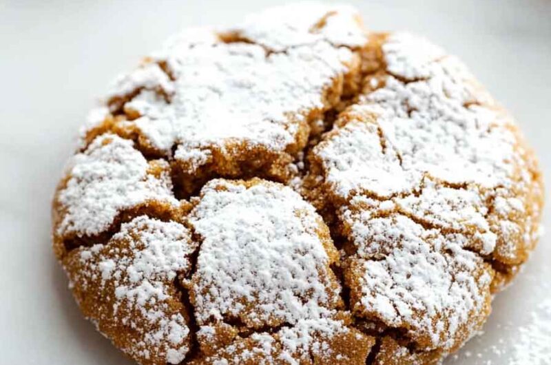 Gingerbread Crinkle Cookies