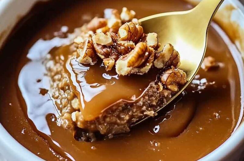 Gingerbread Walnut Pudding