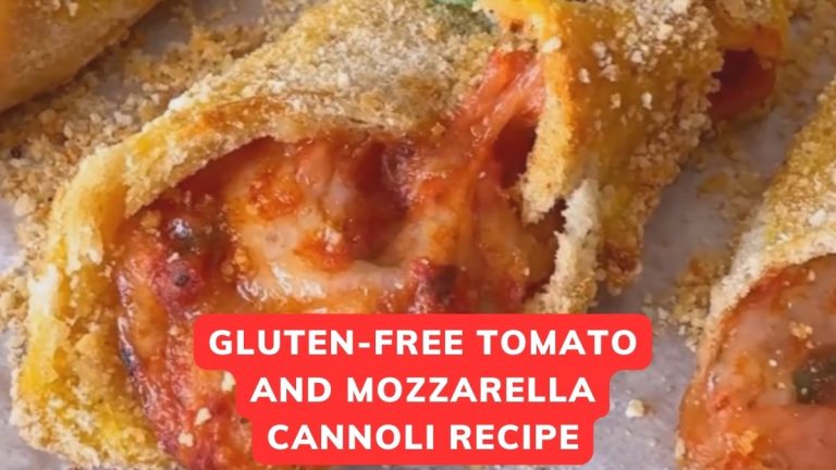 Gluten-Free Tomato and Mozzarella Cannoli Recipe