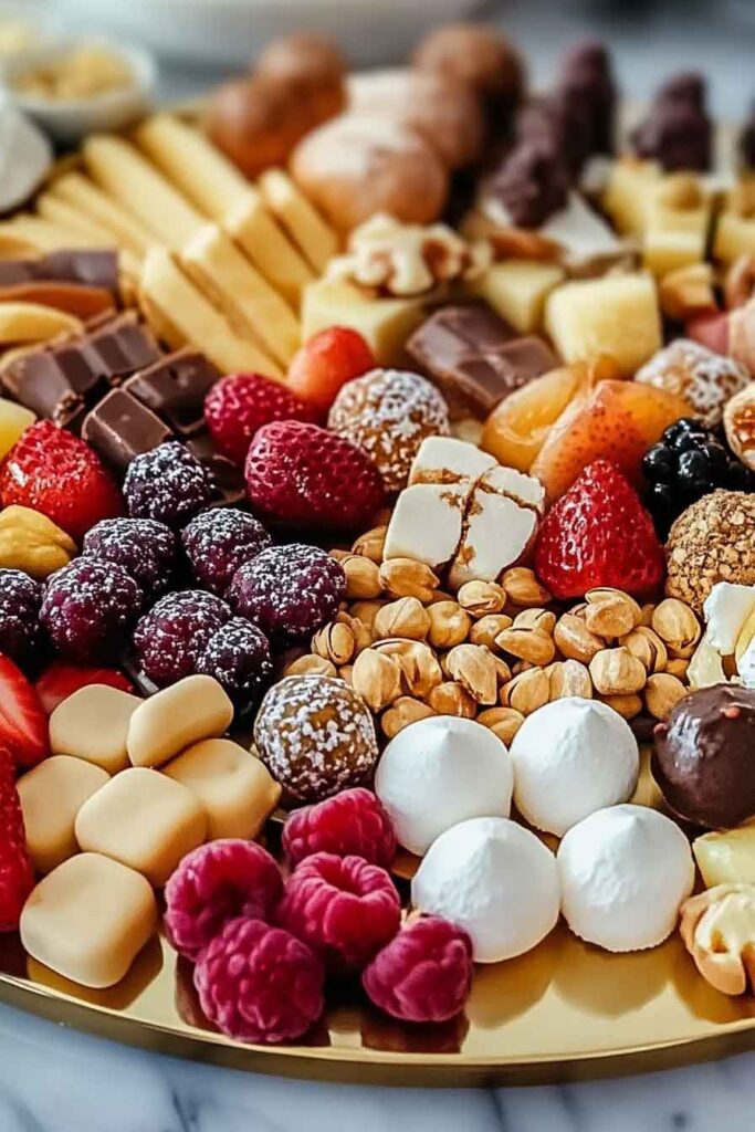 How to Serve Golden Harvest Dessert Platter