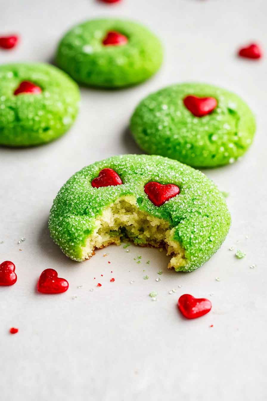 Grinch Sugar Cookies