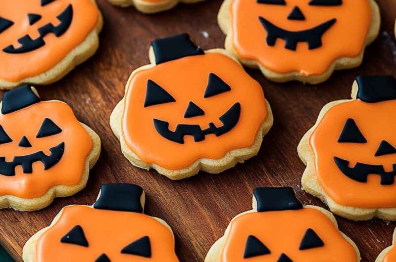 Halloween Pumpkin Cookies