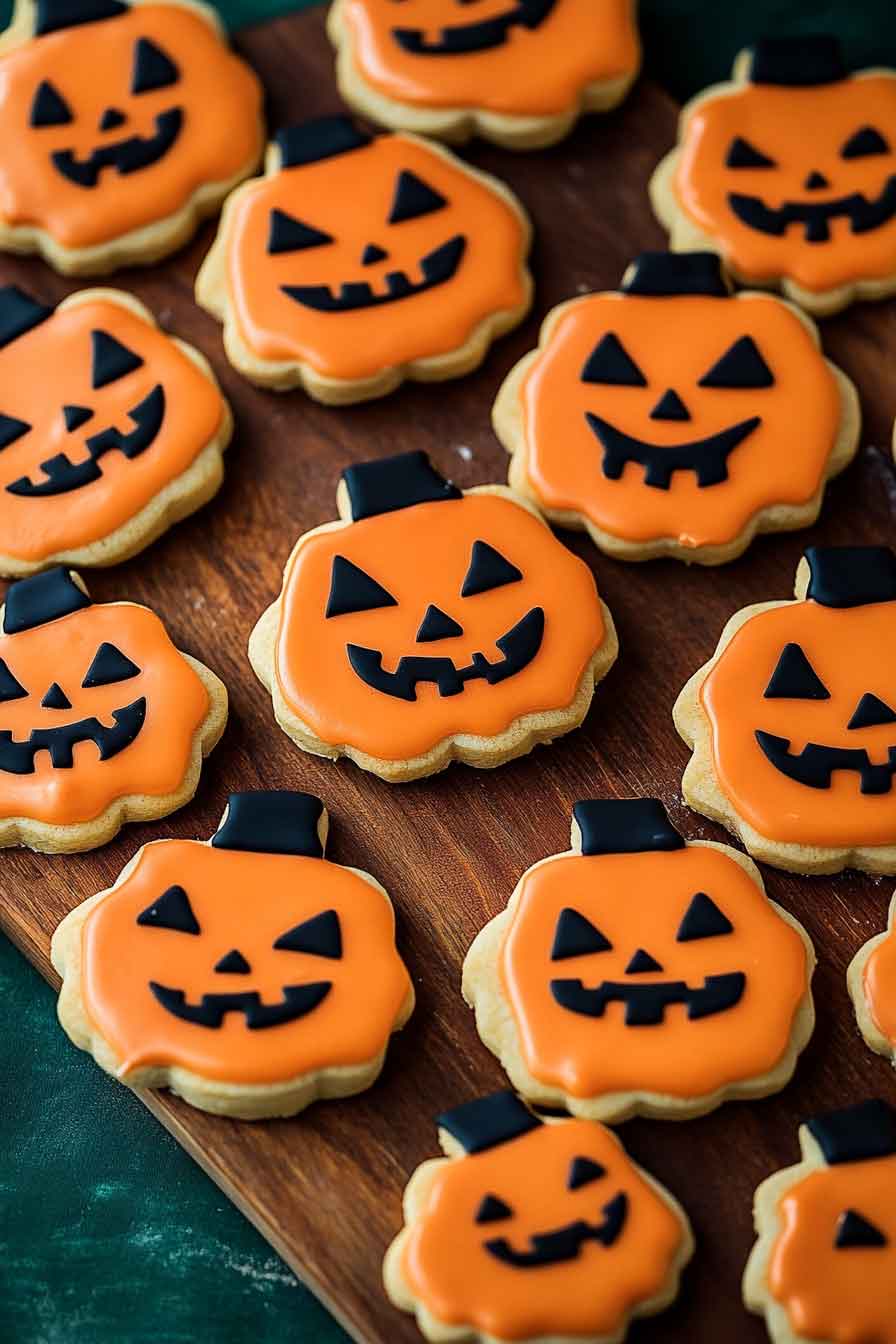 Halloween Pumpkin Cookies